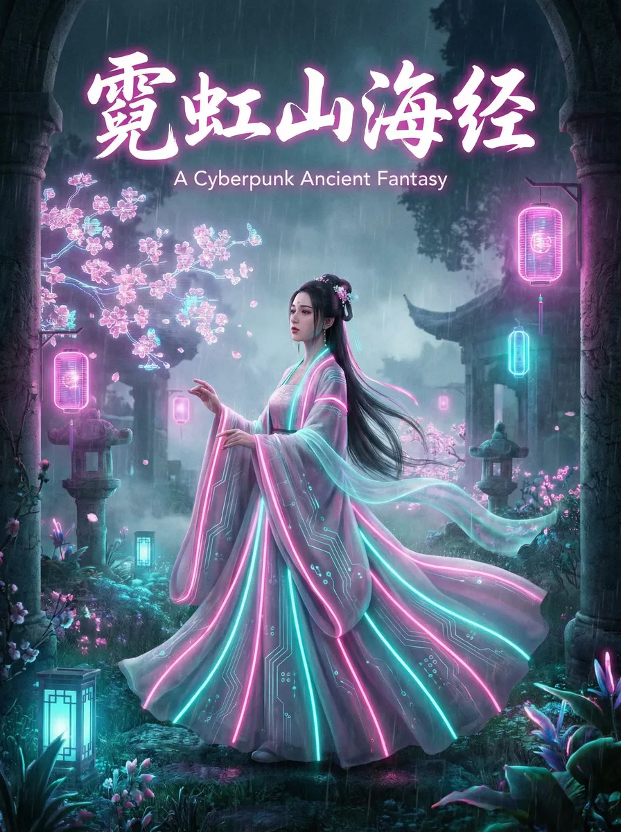 《我的年轻漂亮继坶》 古风奇缘短剧 - 霓虹山海经海报